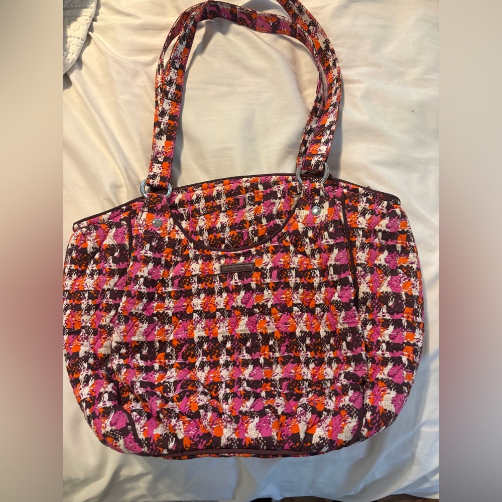 Vera Bradley Glenna Houndstooth Tweed Shoulder Bag